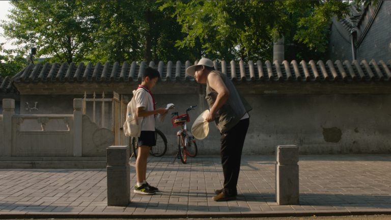 Boy and man